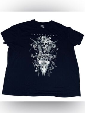 Torrid Black Graphic Short Sleeve Tee